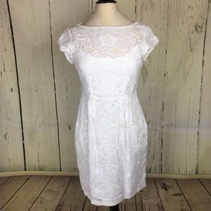 Nanette Lepore Vamos White Lace Dress